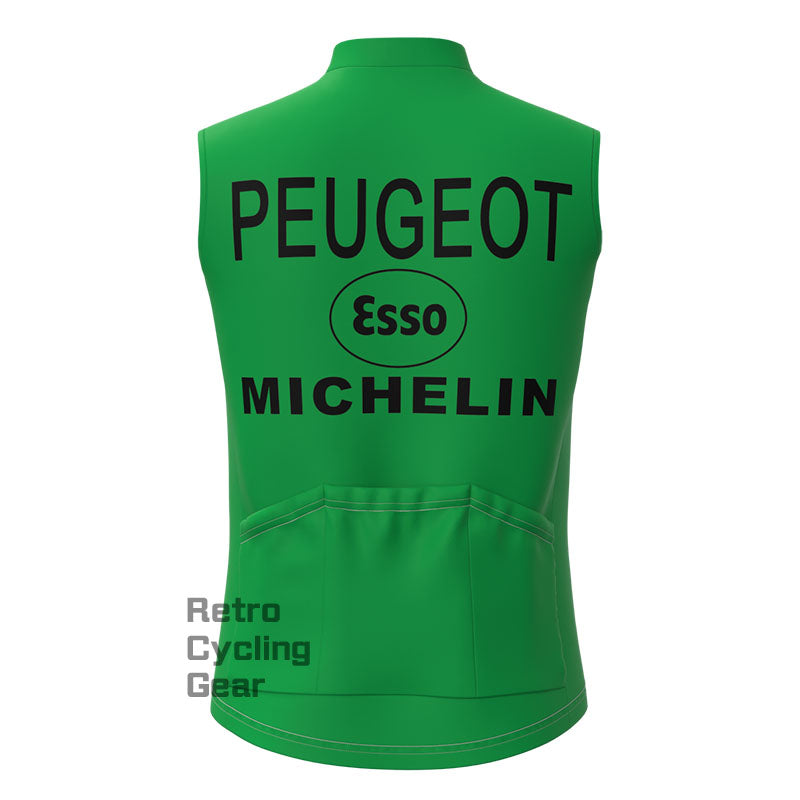 Peugeot Green Retro Cycling Vest