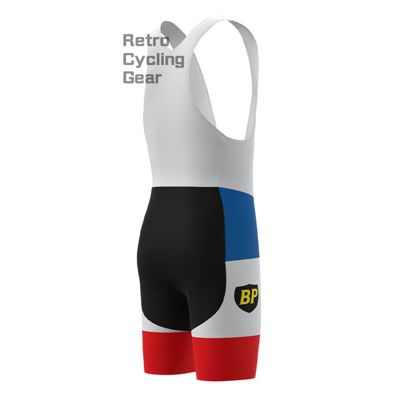 Peugeot Blue-Red Retro Cycling Shorts