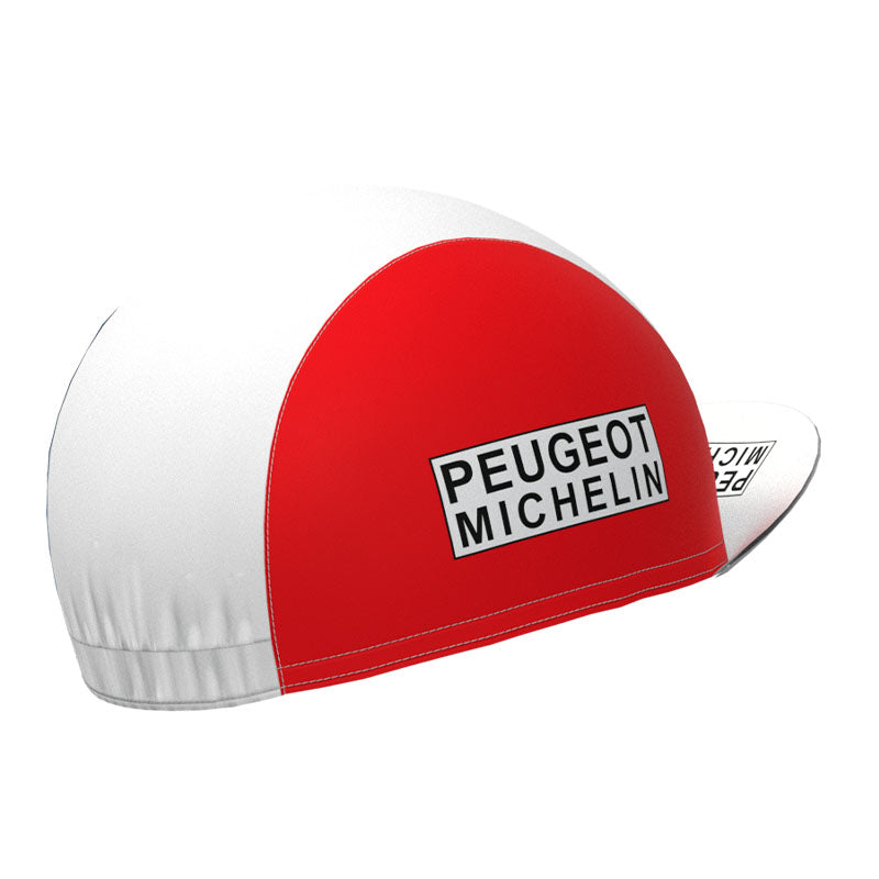 Peugeot Blue-Red Retro Cycling Cap