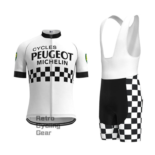 Peugeot Black-Dot Retro Short Sleeve Cycling Kit