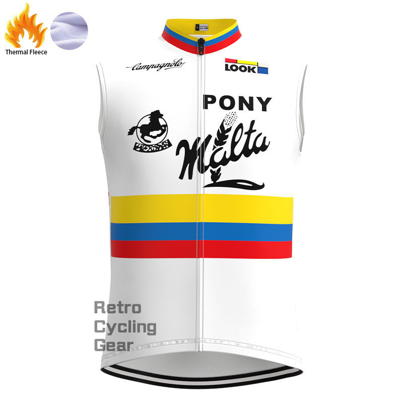 Pony Fleece Retro Cycling Vest