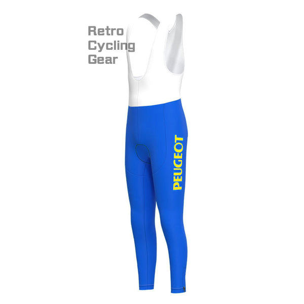 Peugeot Blue-Yellow Retro Cycling Pants