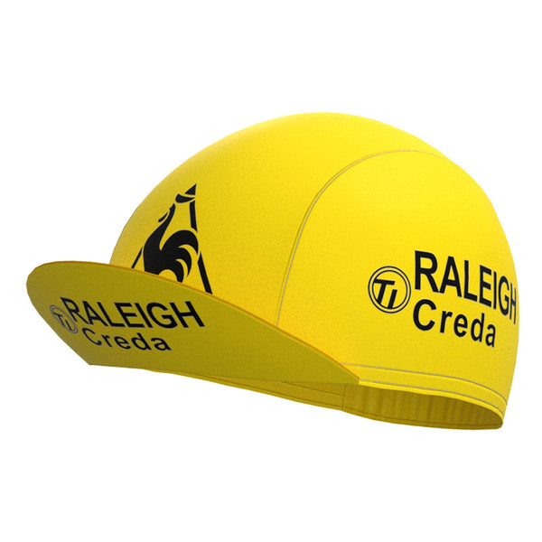 RALEIGH Yellow Retro Cycling Cap