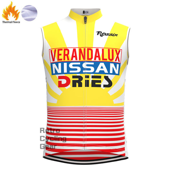 DRIES Light Fleece Retro Cycling Vest