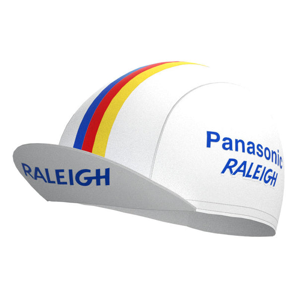 Raleigh Blue-Black Retro Cycling Cap
