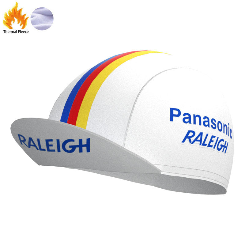 Raleigh Blue-Black Retro Cycling Cap