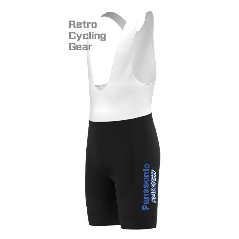 Raleigh Blue-Black Retro Short Sleeve Cycling Kit