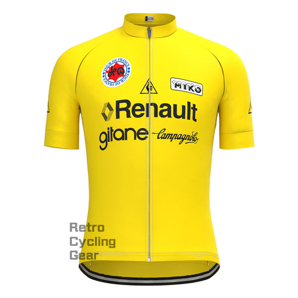 Renault Yellow Retro Short sleeves Jersey