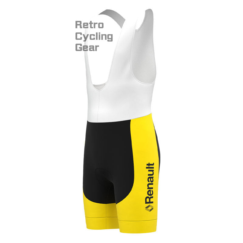 Renault Yellow Retro Short Sleeve Cycling Kit