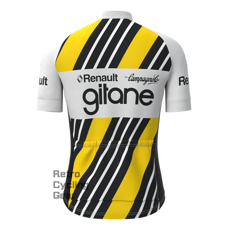 Renault Stripe Retro Short Sleeve Cycling Kit