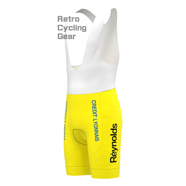 Reynolds Yellow Retro Cycling Shorts