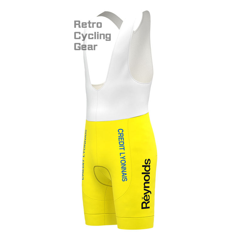 Reynolds gelbes Retro-Kurzarm-Radsport-Set