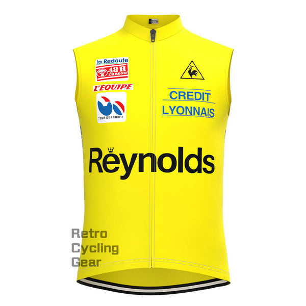Reynolds Yellow Retro Cycling Vest