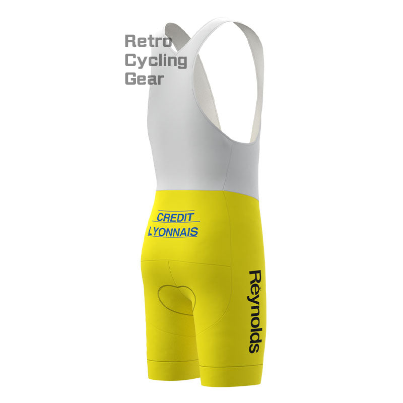 Reynolds gelbes Retro-Kurzarm-Radsport-Set