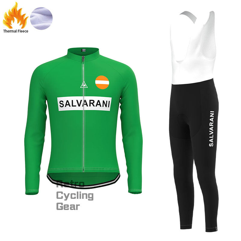 SALVARANI Fleece-Retro-Radsport-Sets