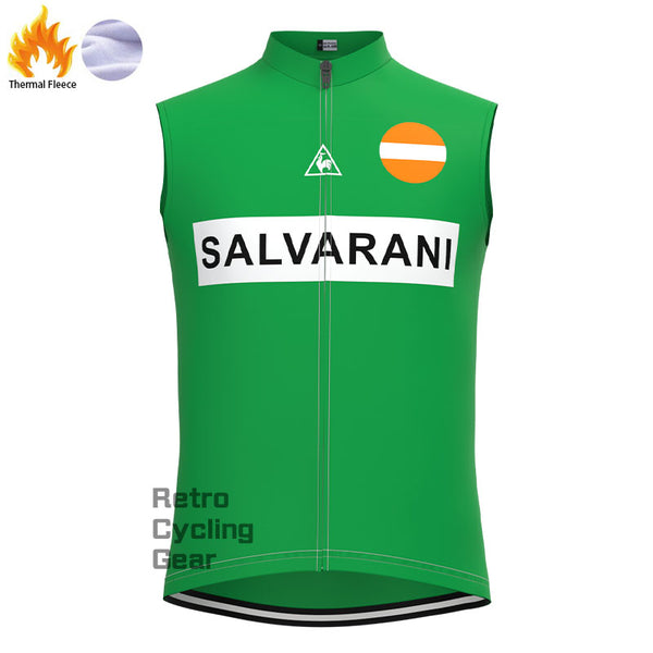SALVARANI Fleece Retro Cycling Vest