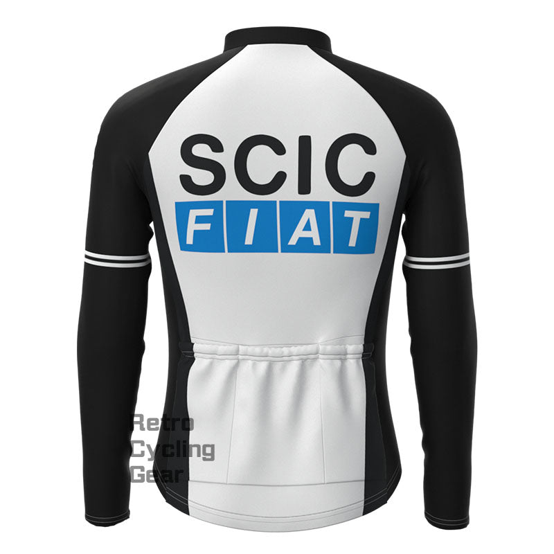 SCIC Fleece Retro Long Sleeves Jerseys