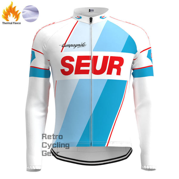 SEUR Fleece Retro Long Sleeves Jerseys