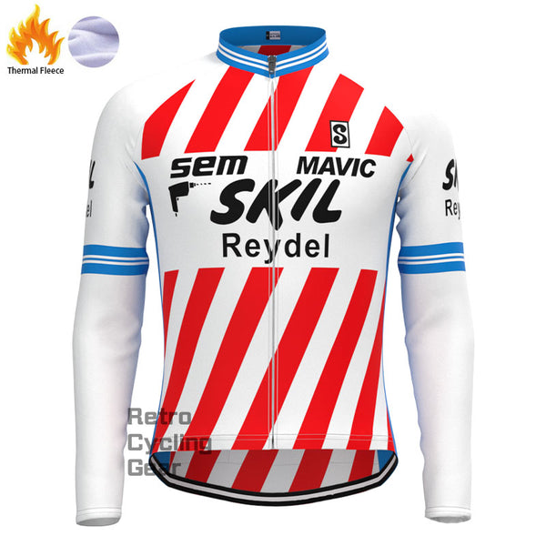 SKIL Fleece-Retro-Langarmtrikots