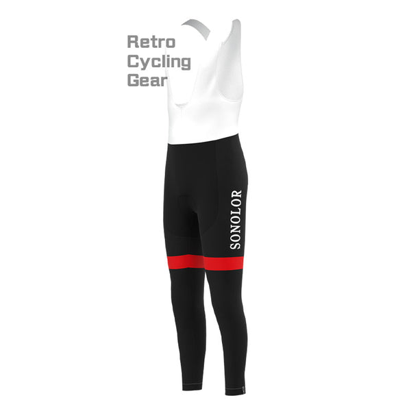 SONOLOR Red-White Retro Cycling Pants