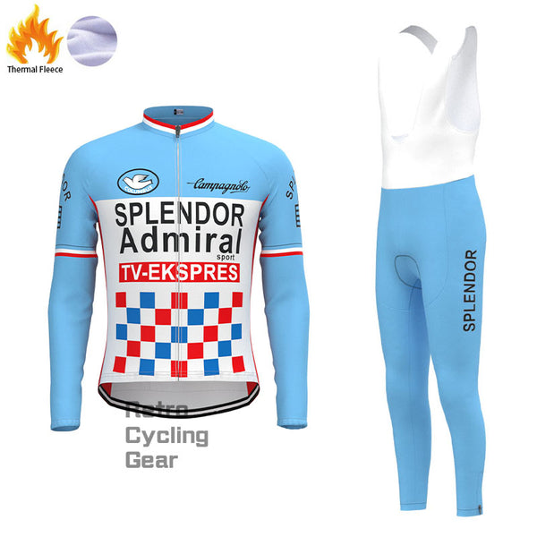 SPLENDOR Fleece Retro Cycling Kits