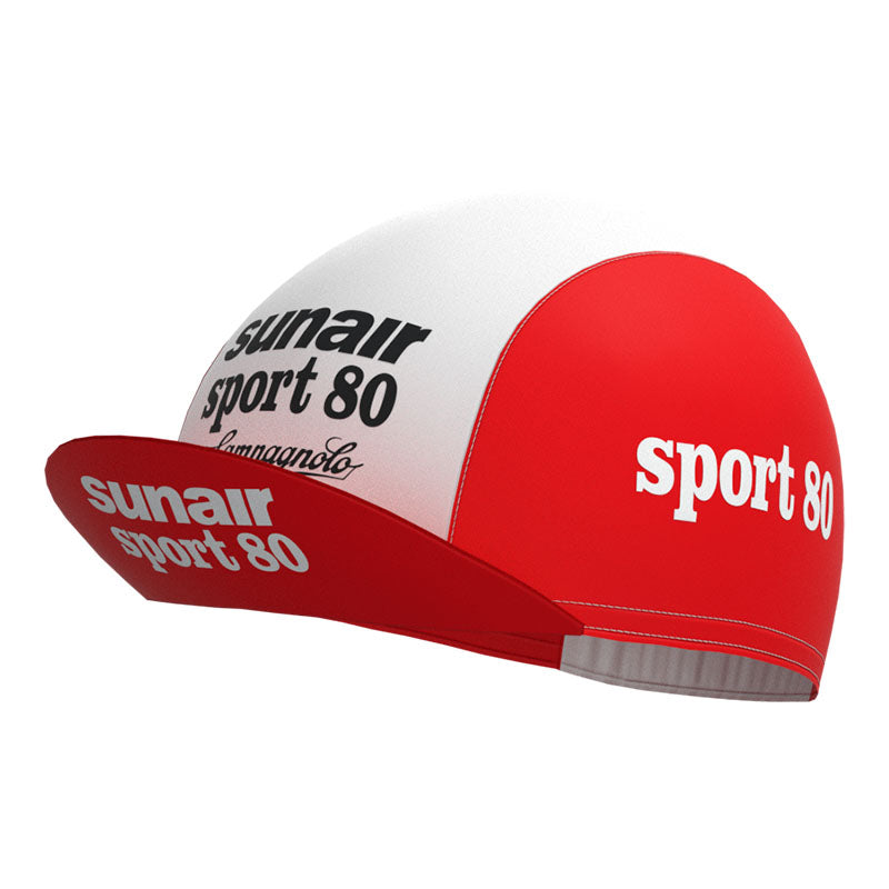 SUNAIR Red Retro Cycling Cap