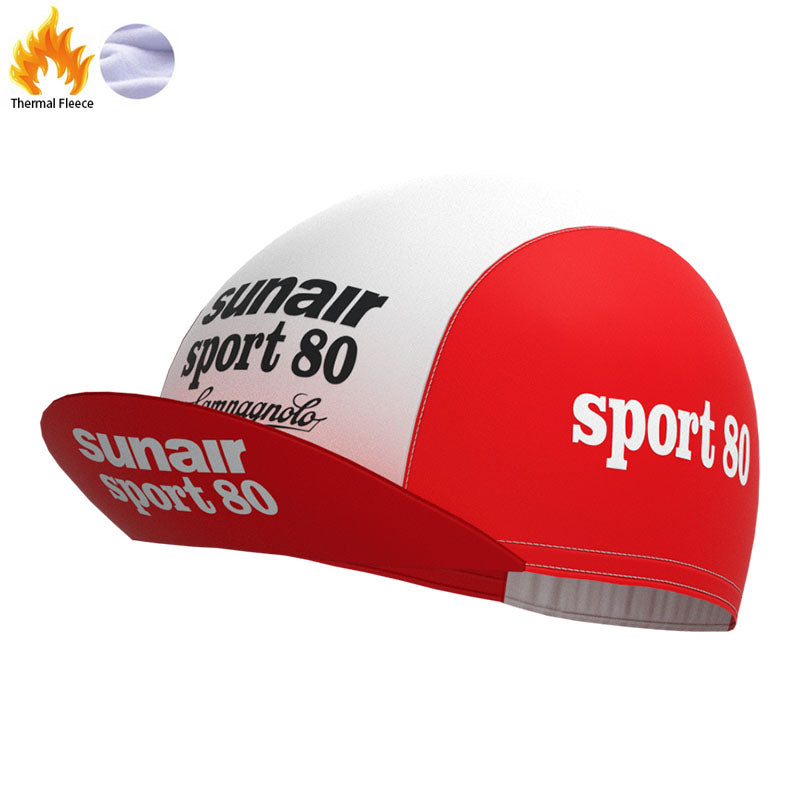 SUNAIR Red Retro Cycling Cap