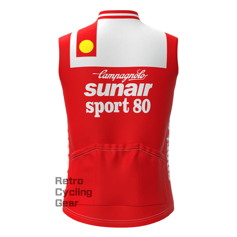 SUNAIR Red Retro Cycling Vest