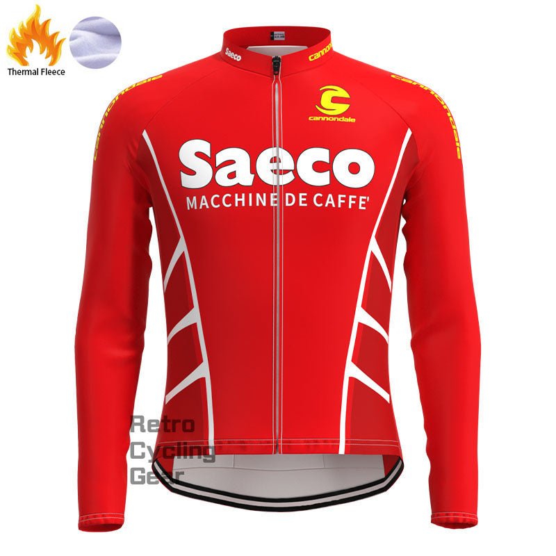 Saeco Fleece Retro Cycling Kits