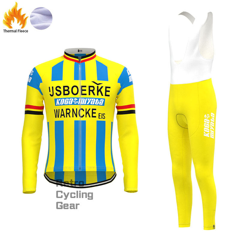 Sboerke Fleece Retro-Radsport-Sets