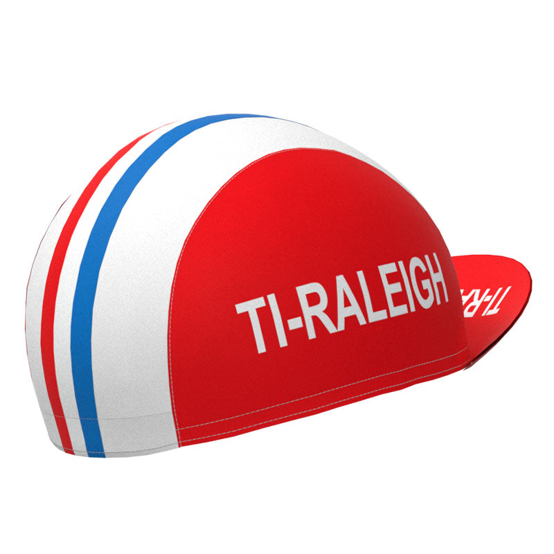 TI-Raleigh Red-Blue Retro Cycling Cap