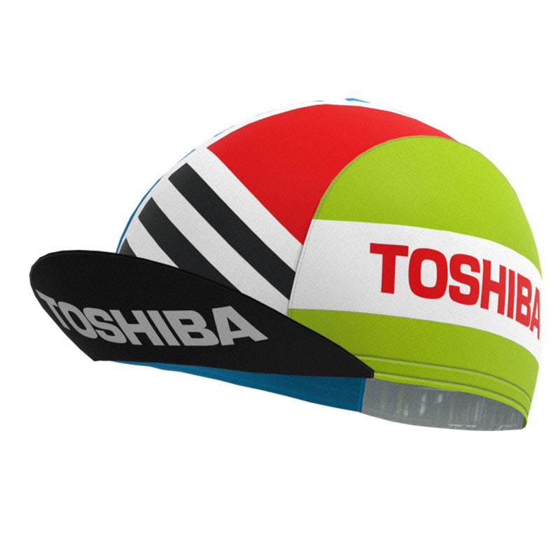 Toshiba Stripes Retro Cycling Cap