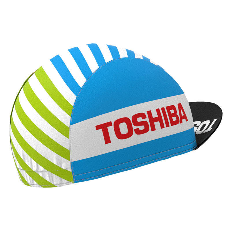 Toshiba Stripes Retro Cycling Cap