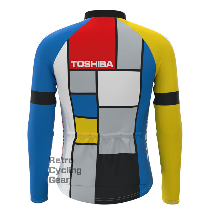 Toshiba Retro Long Sleeve Cycling Kit