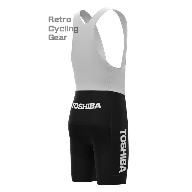 Toshiba Stripes Retro Cycling Shorts