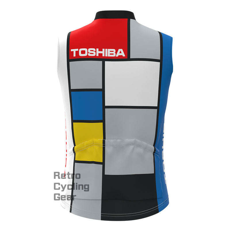 Toshiba Fleece Retro Cycling Vest