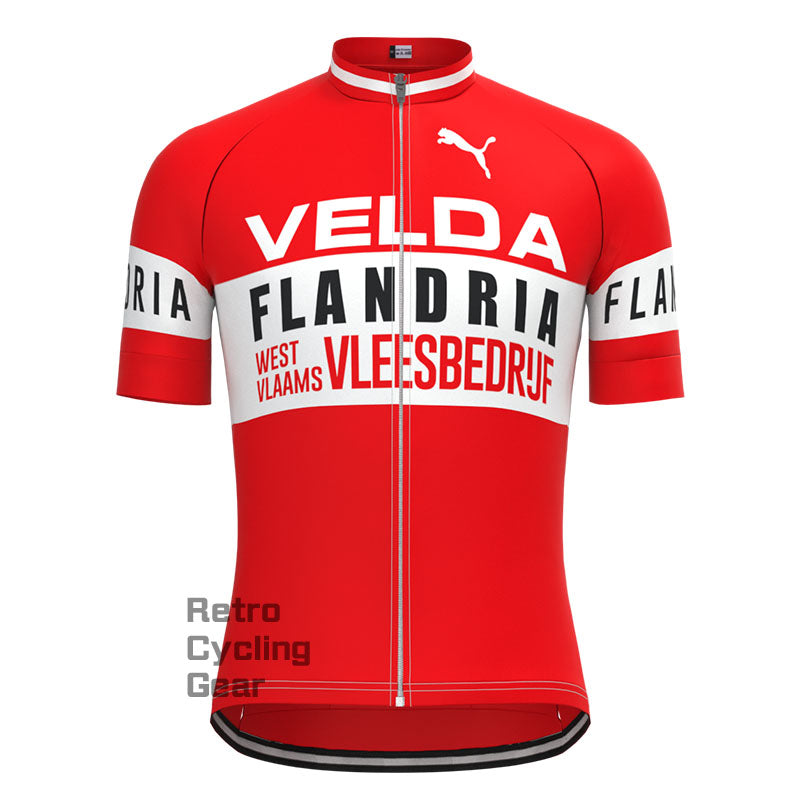 VELDA Retro Short Sleeve Cycling Kit