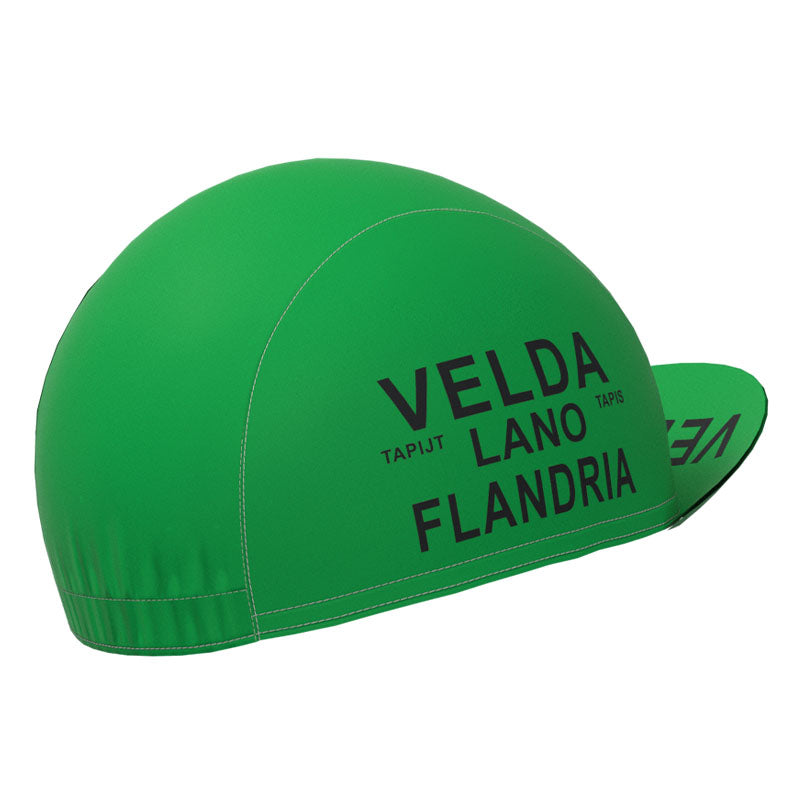 VELDA Green Retro Cycling Cap