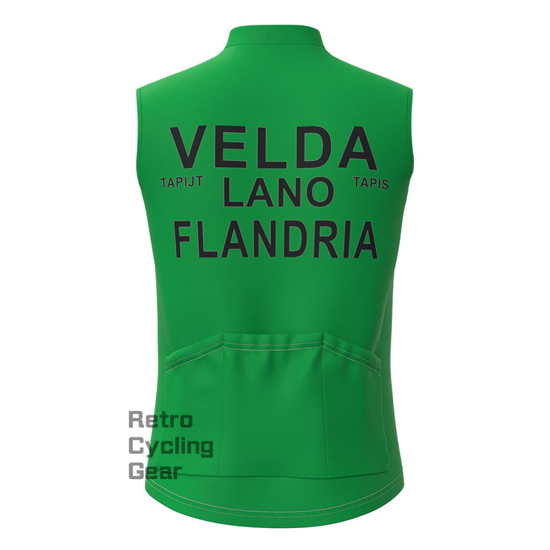 VELDA Green Retro Cycling Vest