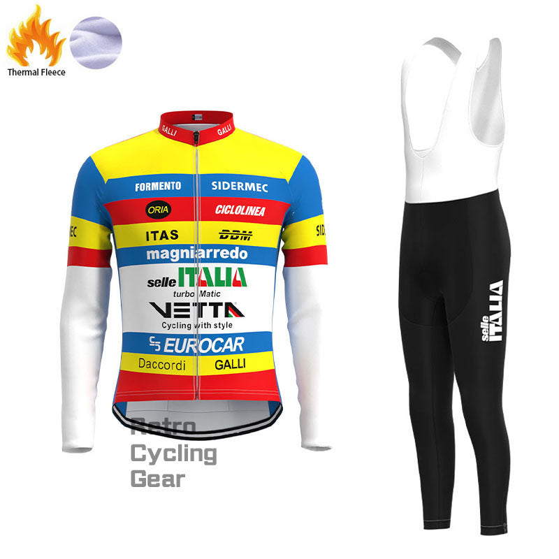 VETTA Fleece Retro-Radsport-Sets