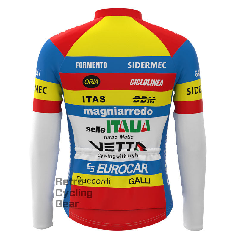 VETTA Fleece Retro Long Sleeves Jerseys