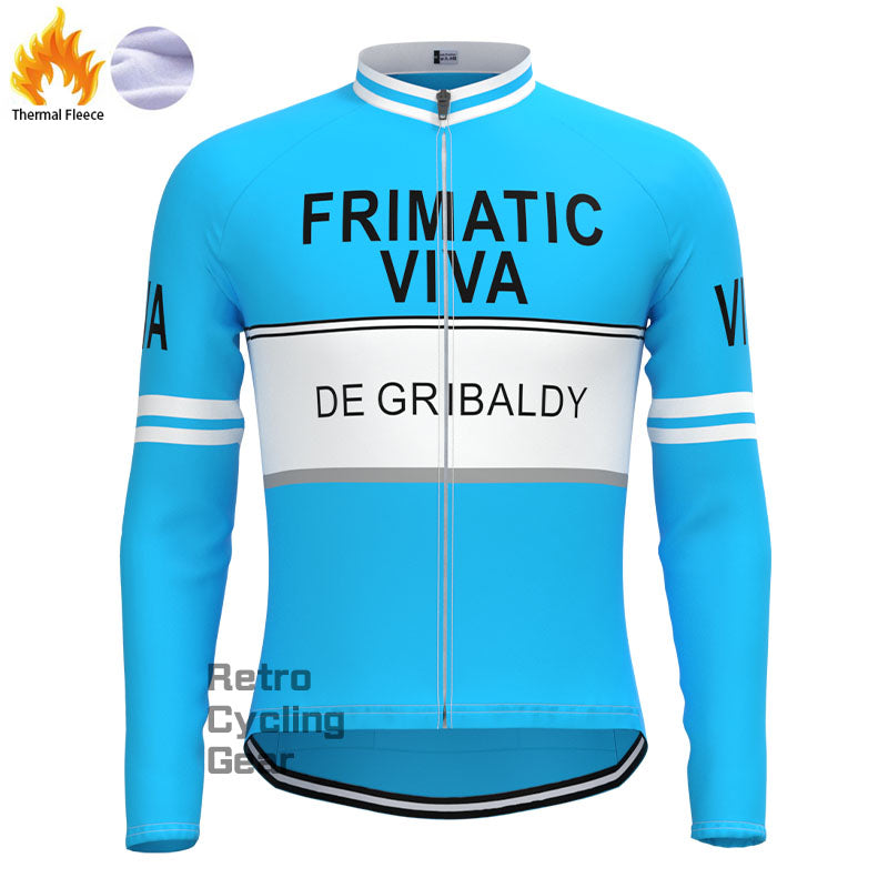 VIVA Fleece Retro Long Sleeves Jerseys