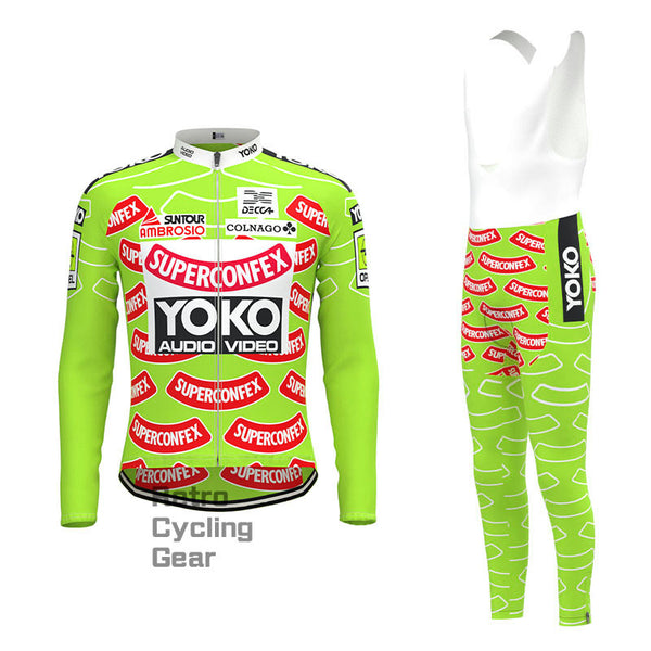 YOKO Retro Long Sleeve Cycling Kit