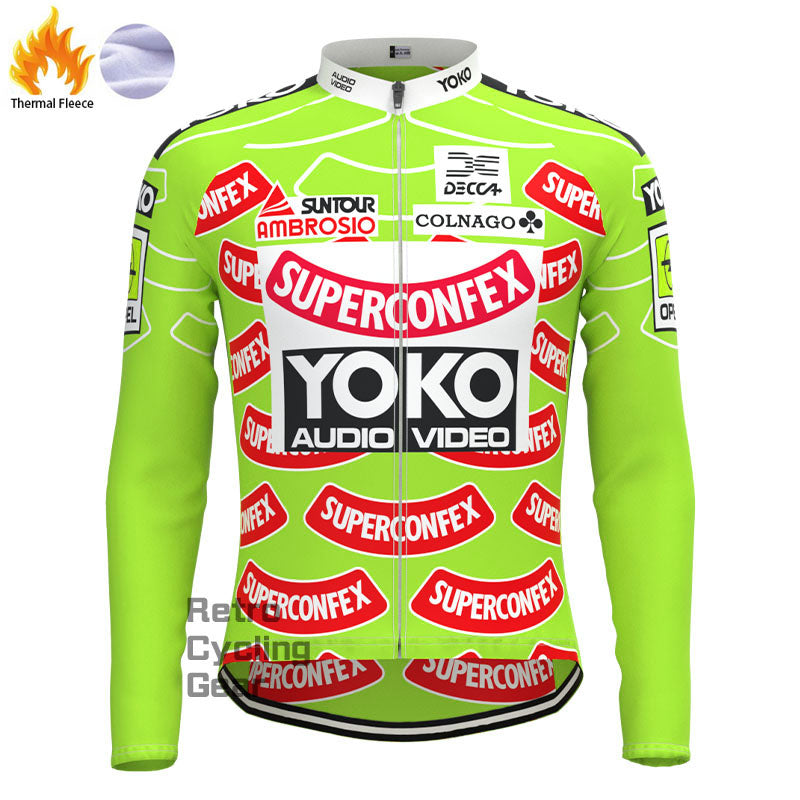 YOKO Fleece Retro Cycling Kits