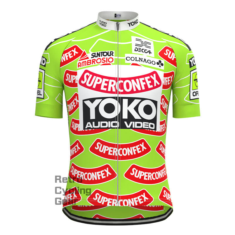 YOKO Retro Kurzarm-Fahrradset