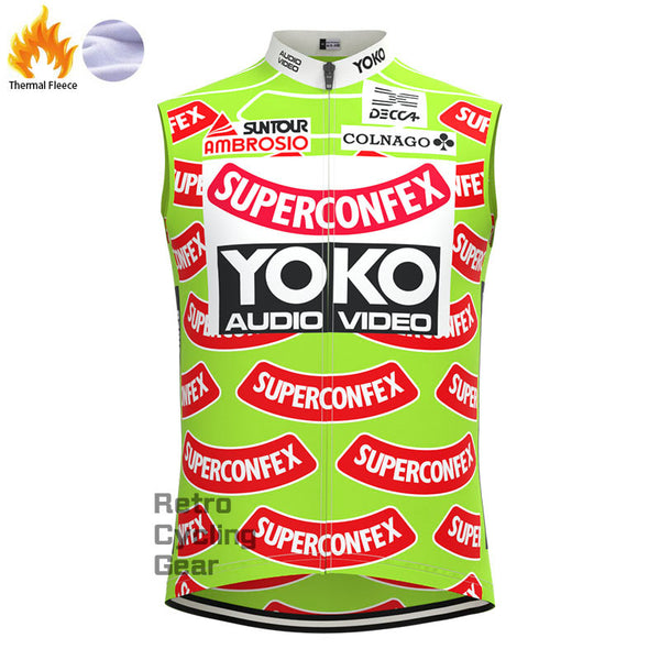 YOKO Fleece Retro Cycling Vest