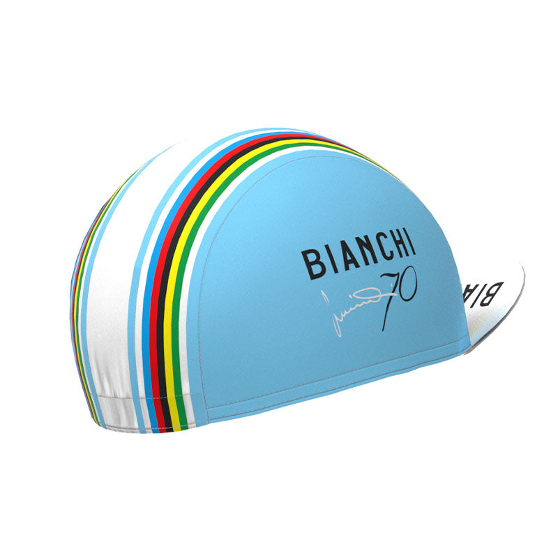 Bianchi Water Blue Retro Cycling Cap