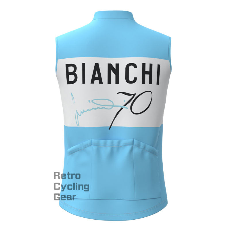 Bianchi wasserblaue Retro-Radsportweste