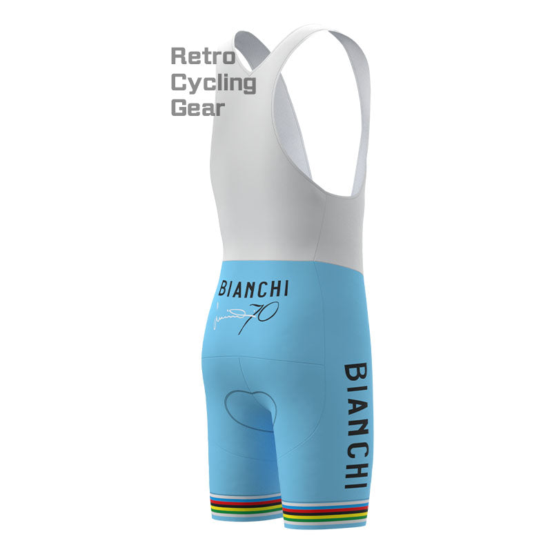Bianchi Water Blue Retro Cycling Shorts