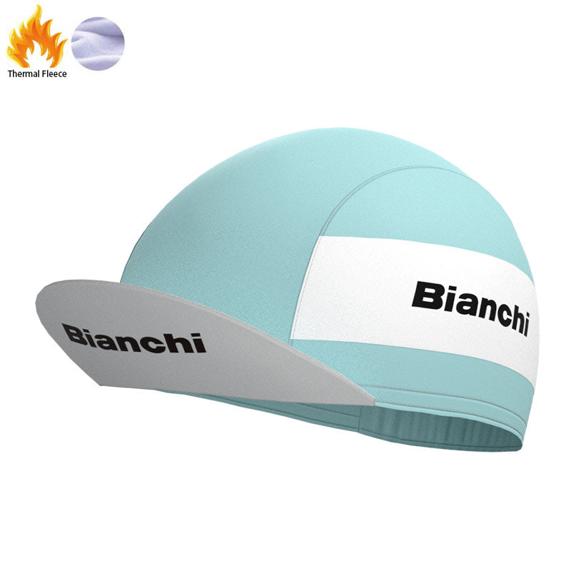 Bianchi Grey Green Retro Cycling Cap
